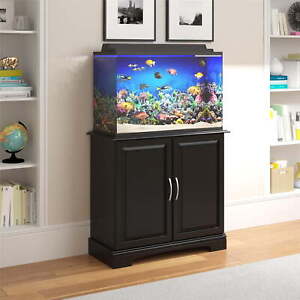 Wood 29-37 Gallon Aquarium Stand Fish Tank Stand Storage Cabinet Home Office