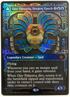 MTG Ojer Pakpatiq, Deepest Epoch *SHOWCASE FOIL* Lost Caverns of Ixalan 315 NM - Image 1 of 4