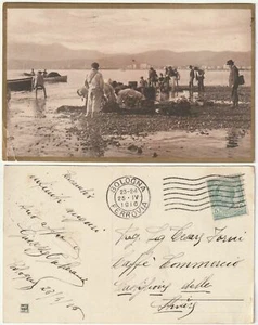 PESCATORI - PESCA - BOLOGNA - VIAGG. 1916 - VIAGG. 1916 -61361- - Picture 1 of 1
