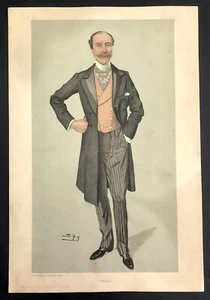 Impresión Vanity Fair WHITBY E. W. Beckett MP Litografía Original color c1904 - Imagen 1 de 2