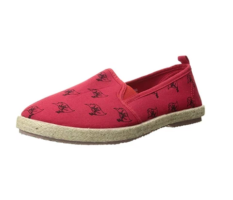 FOCO NFL Women's Tampa Bay Buccaneers Espadrille Canvas Shoe Cover