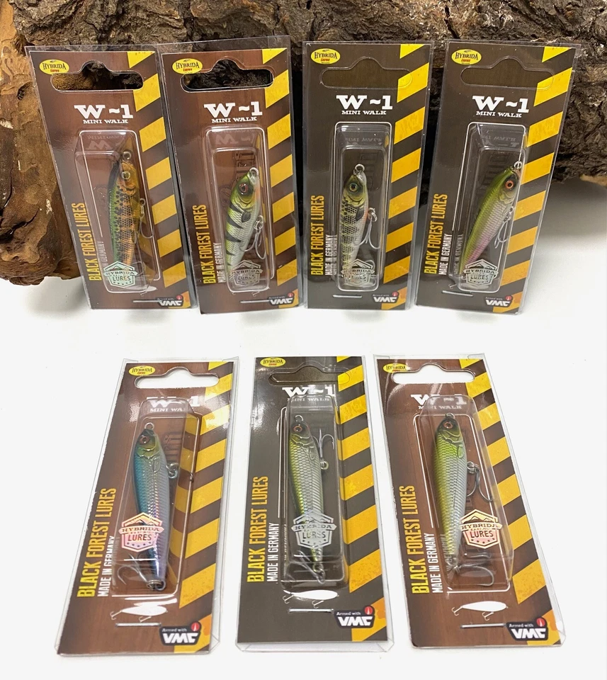 Hybrida W1 Mini Walkbait 5cm 3g Oberflächenköder Wobbler Hardbait Topwater SALE - Bild 1 von 1