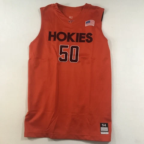 VIRGINIA TECH HOKIES NCAA College Basketball Jersey #50 Team Issue 54 Length +4 Cover