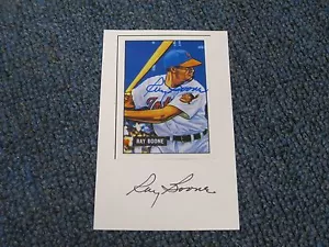 Ray Boone Autographed Photo - Picture 1 of 2