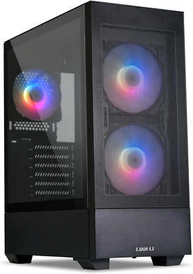 High Airflow ATX PC Case, RGB Gaming Computer Case, Mesh Front Panel Mid-Tower C - Image 1 of 4