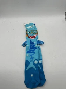MADMIA SHARK SOCKS TODDLER SIZE AGES 3-5 Cool Fun Creative NWT Free Shipping - Picture 1 of 3