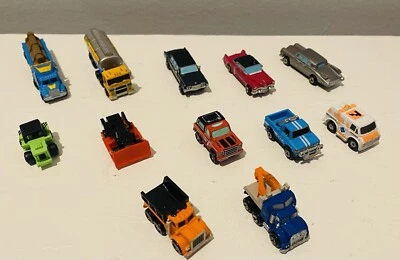 LOT OF 12 Micro Machines ‘80s  Galoob 4x4/semis/limos - Image 1 of 4