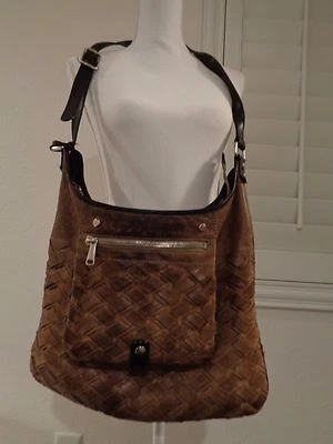 Bolso Bandolera GRYSON Tejido Marrón Foto 1 de 4