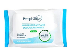 Perspi-Shield Antiperspirant and Deodorant Wipes 25 wipes