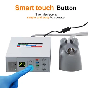 Dental LED Electric Micro Motor Smart Touch Screen fit 1:1/1:5/16:1 contra angle - Picture 1 of 22
