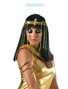 Gold Egyptian Cleopatra Snake Headband Armband Costume Accessory
