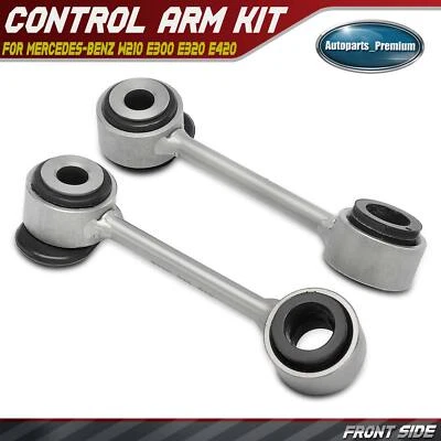 2x Eslabones de barra estabilizadora delantera izquierda y derecha para Mercedes-Benz W210 E300 E320 E420 E55 AMG Foto 1 de 4