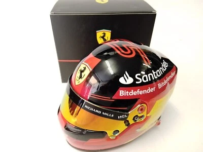 Bell Helmet Carlos Sainz Jr #55 Ferrari F1 2023 1/2 4100226 - Immagine 1 di 3