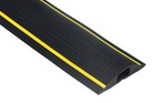 Floor Cable Protector - Channel 15x 5mm 1m 2m 3m 4m 5m Black and Yellow / Black