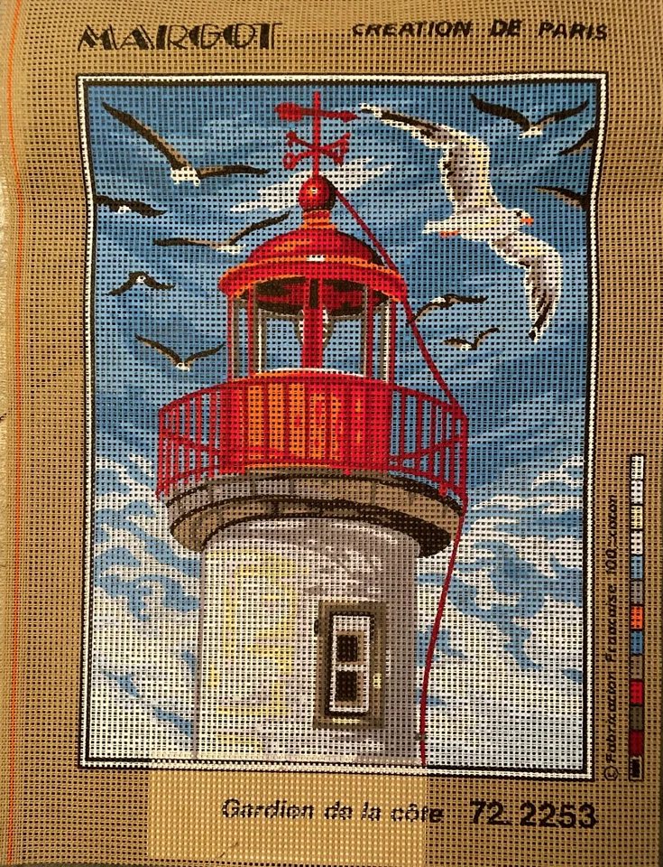 @@@*****SUPERBE CANEVAS NEUF MARGOT 40x30 AVEC REF- LES GARDIENS DE LA COTE**@@@ - Photo 1/1