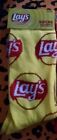Lay's Potato Chips Novelty Adult Mens Socks Odd Funny Gift NWT Yellow Red Logo