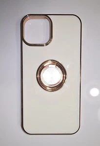 Custodia telefono iPhone 13 6.1 oro e bianco - Foto 1 di 3