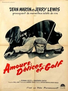 GOLF Jerry Lewis Dean Martin THE CADDY Norman Taurog 1953 FRENCH POSTER 24x32 - Imagen 1 de 1