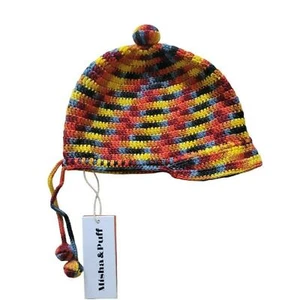 Misha & Puff Primary Space Dye Crochet Cap - Picture 1 of 6