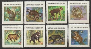 1976 North Vietnam Stamps Wild Animals Scott # 808-815 MNH - Picture 1 of 1