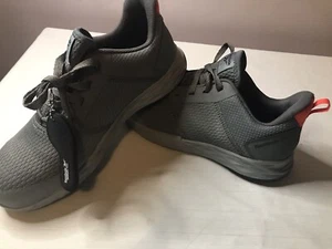 Reebok Grey Mesh Oxfords Astroride Strike Work Shoes Mens size 8 Medium - Picture 1 of 7