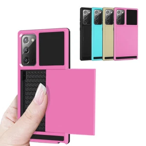 Für Samsung Note 20 6,7" Note 20 Ultra 6,9" Brieftasche Hülle integrierter Ausweishalter  - Bild 1 von 25