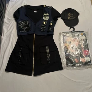Dreamgirl Women’s Costume Sexy Cop Dress Hat Only Large Ann Munition Halloween - Picture 1 of 11