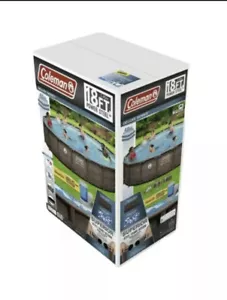 Coleman Power Steel Frame 18ft x 48in Round Above Ground Pool HOUSTON LOCAL ONLY - Picture 1 of 3