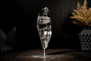 Cuarzo Lemuriano Transparente al Agua de Diamantina, Grado AAA, Cristal de Claridad Óptica - Imagen 1 de 10