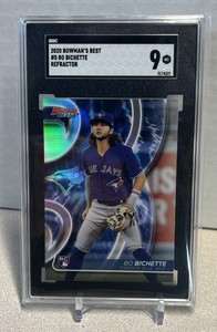 2020 Bowman's Best Bo Bichette Refractor Rookie RC #5 SGC 9 Blue Jays