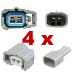 Fuel Injection Connectors - TOYOTA (4 x SET) injector plug tuning car fcc auto - Picture 1 of 3