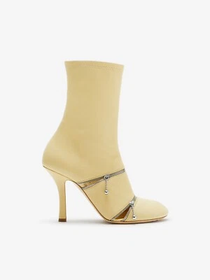 Botas Peep de cuero Burberry Foto 1 de 4