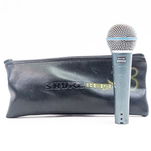 Shure Beta 58A Superniere dynamisches Gesangsmikrofon mit Tasche - Bild 1 von 8