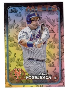 2024 TOPPS EASTER  RABBIT FOIL DANIEL VOGELBACH #345 METS - Picture 1 of 1