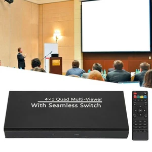 HD Multimedia Interface Video Player 4 Way Output Auto 4K Support U Disk CB - Afbeelding 1 van 30
