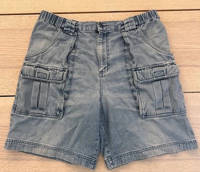 Pantalones cortos cargo de jean Sun River Clothing Co. para hombre años 90 Y2K pantalones cortos de papá Foto 1 de 4