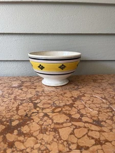 Cuenco de vajilla belga para salpicaduras amarillo y negro IMPERIAL et Royale Nimy - Imagen 1 de 7