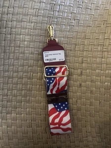 MONTANA WEST PURSE/ GUITAR STRAP AMERICAN FLAG NWT - Picture 1 of 4