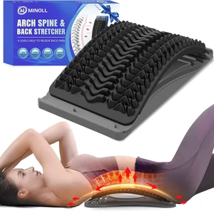 Back Stretcher for Lower Back Pain Relief, 4 Level Adjustable Arch Lumbar Back C - Picture 1 of 12