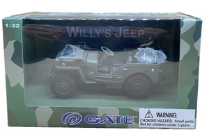 Gate 1/32 Willys Jeep – US Army Green – Boxed Military Diecast – Near Mint - Picture 1 of 14