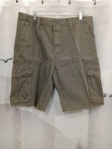 American Eagle Men's 36 Cotton Cargo Shorts Brown  - Picture 1 of 5