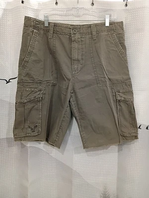 American Eagle Men's 36 Cotton Cargo Shorts Brown  - Image 1 of 4