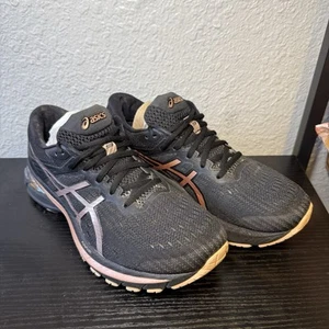 Asics GT 2000 Damenschuhe Größe 9,5 schwarz roségold Laufen Turnschuhe sportlich - Bild 1 von 10