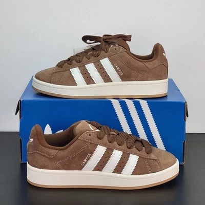 Adidas Campus 00s Para Mujer Talla 6.5 Zapatos Atléticos Marrón Blanco Tenis Informales Foto 1 de 4