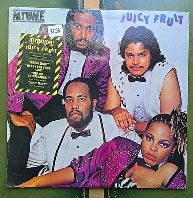 1983 MTUME Juicy Fruit Records 12" LP Vinyl 33 RPM FE 38588 Hype Sticker - Image 1 of 4