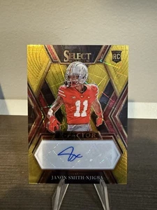 Jaxon Smith Njigba #/25 Auto RC 2023 Select X-Factor Rookie Gold Laser Seahawks - Imagen 1 de 2