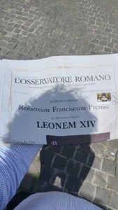 L'Osservatore Romano francobollo E Annullo 8 maggio 2025 Papa Leone XIV - Zdjęcie 1 z 2