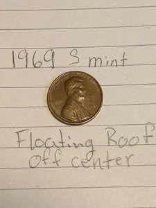 1969 S Mint Off Center Floating Roof - Picture 1 of 2
