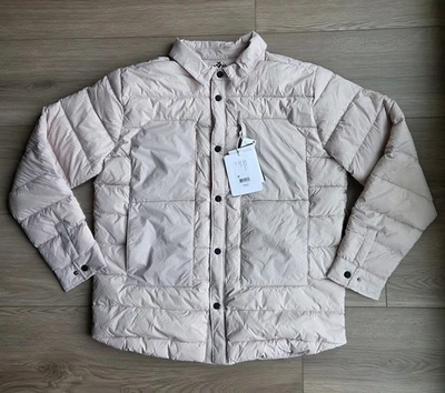 Obermeyer Explorer Down Shirt Men’s XL Cream Lightweight Insulated Jacket NWT - Image 1 of 4