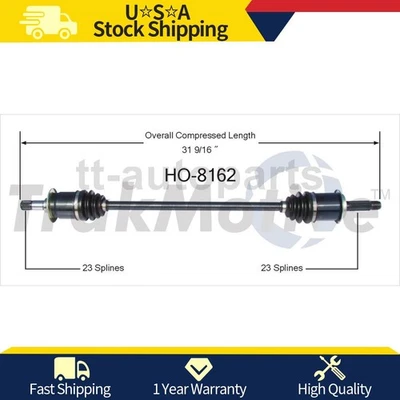 Junta eje trasero derecho CV para Honda Element 2011 2010 2009 2008 2007 2006 Foto 1 de 2